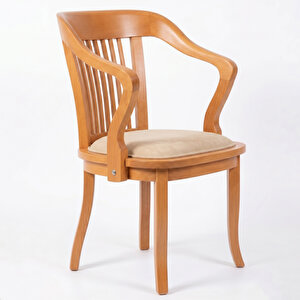 Throne Ahşap Yemek Sandalyesi Natural