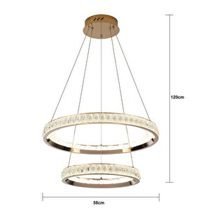 Eli̇o 2 Katli Gold Ledli̇ Avi̇ze