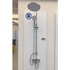 Lite Banyo Ve Lavabo Bataryası + Tuna Yağmurlama Duş Kolonu