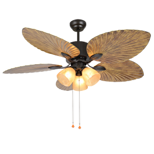 Dlc Oklahoma Tavan Vantilatörü Kahverengi 132 Cm