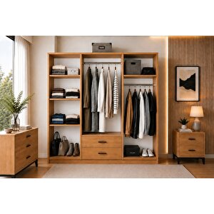 Gm 1008 Di̇amond 6 Kapakli 2 Çekmeceli̇ Antrasi̇t Gri̇-sonomo Gardirop