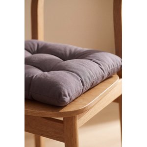 Antrasit Elyaf Dolgulu Sandalye Minderi 40x40 Cm