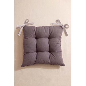 Antrasit Elyaf Dolgulu Sandalye Minderi 40x40 Cm
