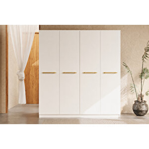 Gm 1010 Madri̇d 4 Kapakli Yüklük,yorgan Yastik Dolabi, Çok Amaçli Dolap