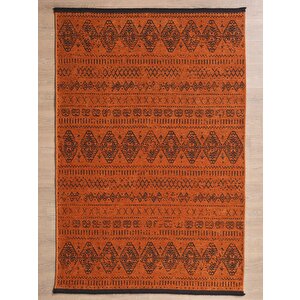 Kiremit İskandinav Şönil Halı Kaymaz Taban Yıkanabilir Salon Halısı Mutfak Yolluk 100x500 cm