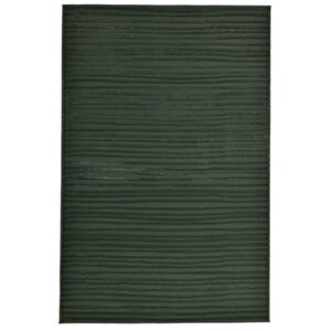 Latte Yumuşak Peluş Dokulu Yeşil Çocuk Odası Oturma Odası Salon Mutfak Halısı Y473a_wm26 80x300 cm