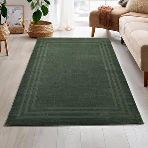 Latte Yumuşak Peluş Yeşil Çocuk Odası Oturma Odası Salon Mutfak Halısı Y495a 80x145 cm