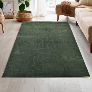 Latte Yumuşak Peluş Yeşil Çocuk Odası Oturma Odası Salon Mutfak Halısı K139a 80x285 cm