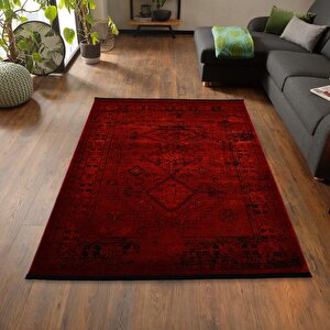Afgan Türkmen Otantik Desenli Dokuma Salon Ve Oturma Odası Halısı 4897hzs76 100x300 cm