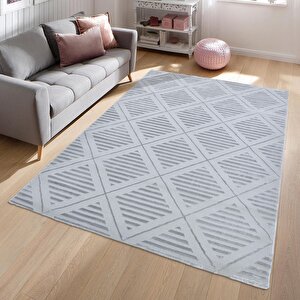 Elements Yumuşak Dokulu İskandinav Dokuma Gri Salon Halısı Mutfak Halısı Koridor Halısı Yolluk 06a_pa48 120x180 cm