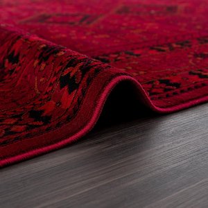 Afgan Türkmen Otantik Desenli Dokuma Salon Ve Oturma Odası Halısı 2959h_zs77 100x300 cm