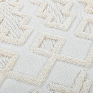 Madu Yumuşak Yuvarlak Krem Halı – Çocuk Odası, Oturma Odası, Salon, Mutfak Ve Antre Halısı 100x100 cm