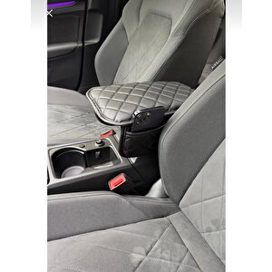 Ford Focus Collection Araç İçi Kapitoneli Kolçak Koruyucu Kol Dayama Minderi Siyah Siyah