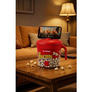 Mısır Patlatma Makinesi Ev Tipi Popcorn Makinesi Tpm02 Kırmızı