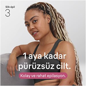Silk·épil 3 Kablolu Epilatör, Kalıcı Pürüzsüz Cilt, 3-031