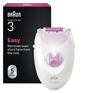 Silk·épil 3 Kablolu Epilatör, Kalıcı Pürüzsüz Cilt, 3-000