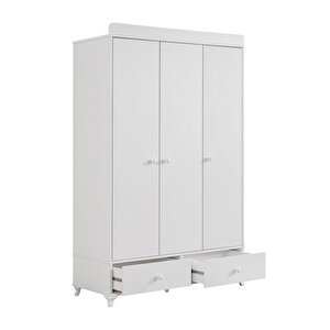 Gardırop, Elegant 3 Kapaklı Çekmeceli Dolap