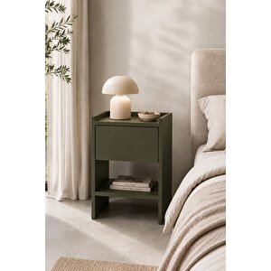 Almo Tek Çekmeceli Komodin Y:52 G:38 D:40 Yeşil