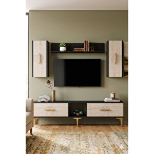 Tvr1515at - Shumen Tv Üni̇tesi̇ Takimi 150cm Antrasi̇t-traverten Antrasit-Traverten