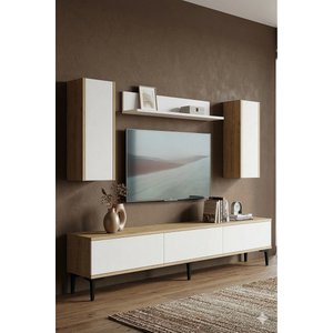 Tvr1899db - Di̇dema Tv Üni̇tesi̇ Takimi 180cm Safi̇rmeşe-beyaz Safirmeşe-Beyaz