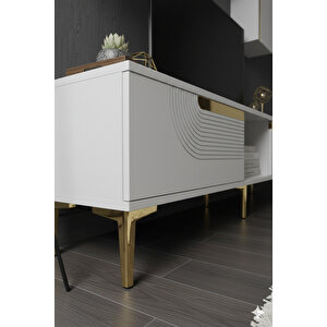 Tvr1502bg - Dünya Tv Üni̇tesi̇ Takimi 150cm Beyaz-gold Beyaz gold