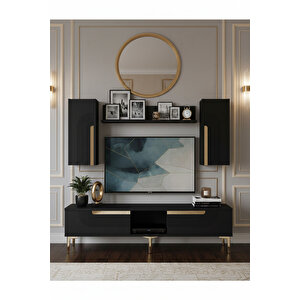 Tvr1502ag - Dünya Tv Üni̇tesi̇ Takimi 150cm Antrasi̇t-gold Antrasit Gold