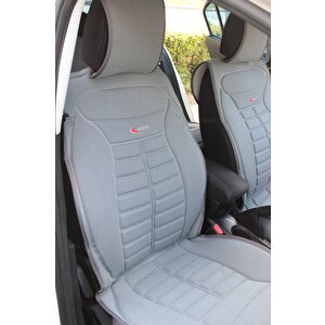 Volkswagen Polo Basicline Lüx Oto Koltuk Minderi Ön Arka 5'li Set Fivestar Serisi Gri̇ Gri