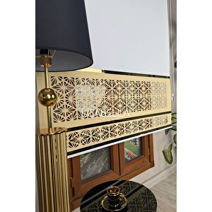Eliteline – Gold Ara Renkli Lüks Lazer Stor Perde 120x210 cm