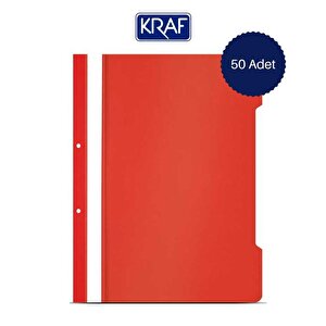 Telli Dosya Kırmızı 50li Paket