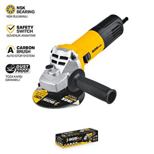 Sgs5035 Endüstriyel Avuç Taşlama 1250 Watt 125mm Devir Ayarlı