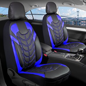 Bmw 2 Serisi 230e Xdrive Active Tourer Full Deri Oto Koltuk Kılıfı Ön Arka Set Siyah Mavi Classy Model Şhn