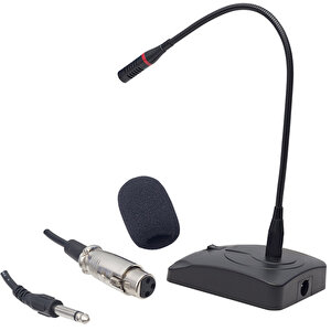 Magicvoice Mv-h05 Işikli Kablolu Kürsü Mi̇krofonu (kaz Boyu 43 Cm )