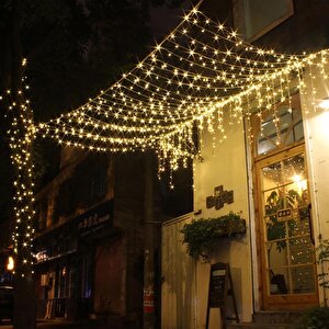 100 Ledli Beyaz Yilbaşi Led Işik