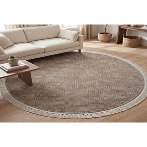 Şöni̇l Dokuma Yuvarlak Hali 140x140 Cm Lna8-spv-yv-140