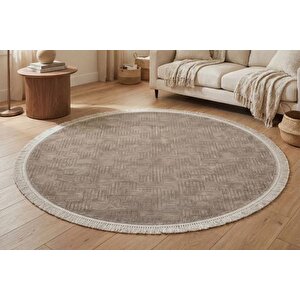 Şöni̇l Dokuma Yuvarlak Hali 140x140 Cm Lna8-spv-yv-140