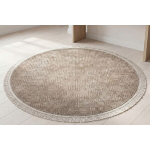 Şöni̇l Dokuma Yuvarlak Hali 140x140 Cm Lna8-spv-yv-140