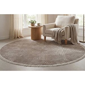 Şöni̇l Dokuma Yuvarlak Hali 140x140 Cm Lna8-ssv-yv-140
