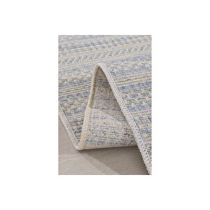 Vi̇valdi̇ Mavi̇ Bej Modern Hali A0053c, 154x230