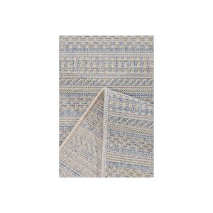 Vi̇valdi̇ Mavi̇ Bej Modern Hali A0053c, 154x230