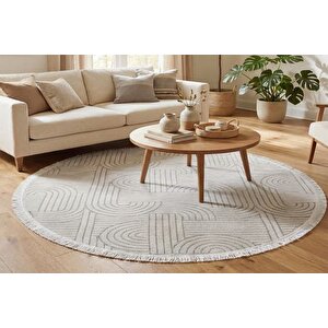 Şöni̇l Dokuma Yuvarlak Hali 120x120 Cm Lna8-ssk-yv-120