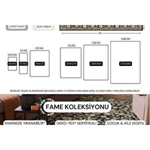 Klasi̇k Esi̇nti̇li̇ Si̇yah Ve Bej Vi̇ntage Desenli̇ Hali, 60x90