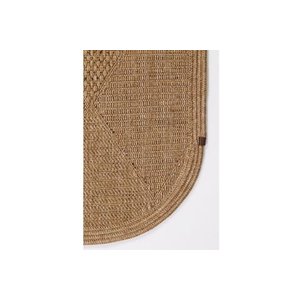 Boho Naturel Oval Jüt Taban Bohem Hali, 01, 140x200