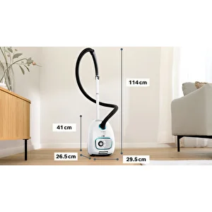 Serie 4 Bgl41hyg0l Prohygienic 760 W Toz Torbalı Elektrikli Süpürge