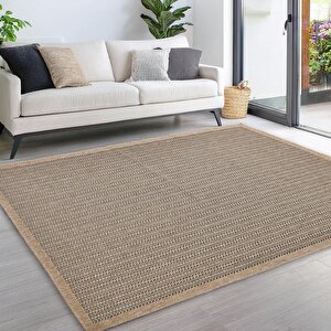 Avanos Modern Sisal Jüt Toz Vermez Balkon Bahçe Mutfak Dokuma Halı Kilim 160x230 cm