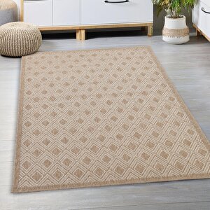 Avanos Modern Sisal Jüt Toz Vermez Balkon Bahçe Mutfak Dokuma Halı Kilim 80x300 cm