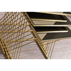 Vi̇enna Zi̇gon Sehpa, Gold Bronz