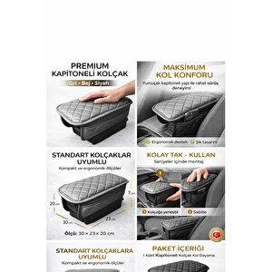 Nissan Country Kapitoneli Araç Kolçak Kol Dayama Minderi Gri Şhn