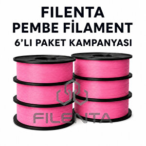 Pembe Pla Premium Filmanet 6'lı Set 330 cm