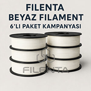 Beyaz Pla Premium Filmanet 6'lı Set 330 cm