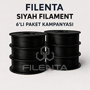 Siyah Pla Premium Filmanet 6'lı Set 330 cm